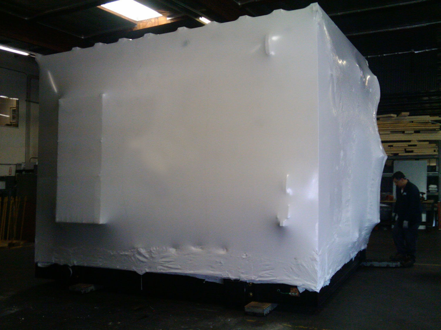 Shrink Wrap For Material Transportation